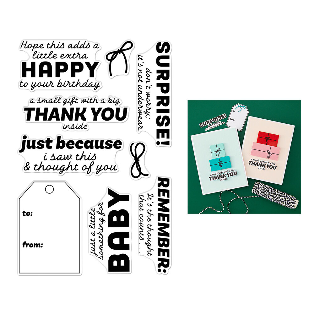 Hero Arts Best Gift Ever Clear Stamp Set Just Because (CM820) Hero Arts Best Gift Ever Clear Stamp Set Just Because (CM820)