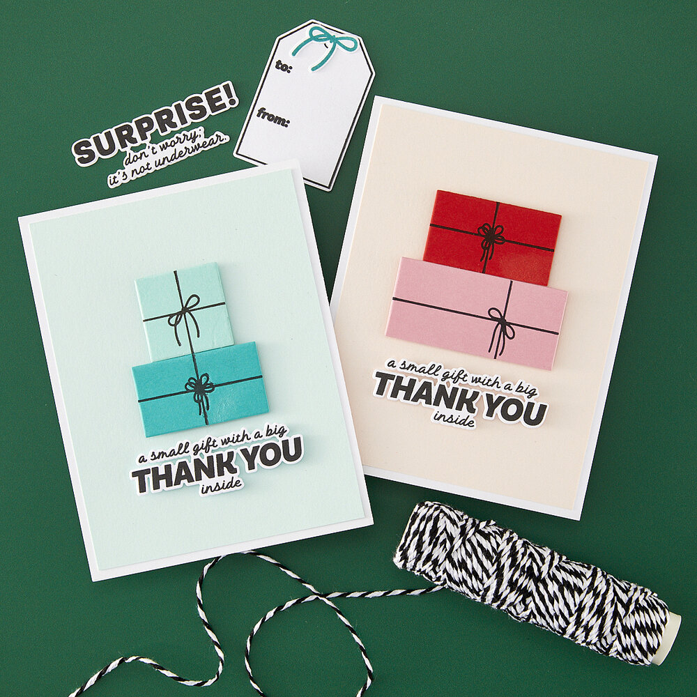 Hero Arts Best Gift Ever Stamp & Cut Set Just Because (DC329) Hero Arts Best Gift Ever Stamp & Cut Set Just Because (DC329)