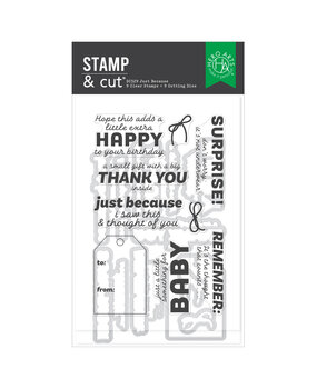 Hero Arts Best Gift Ever Stamp & Cut Set Just Because (DC329) Hero Arts Best Gift Ever Stamp & Cut Set Just Because (DC329)