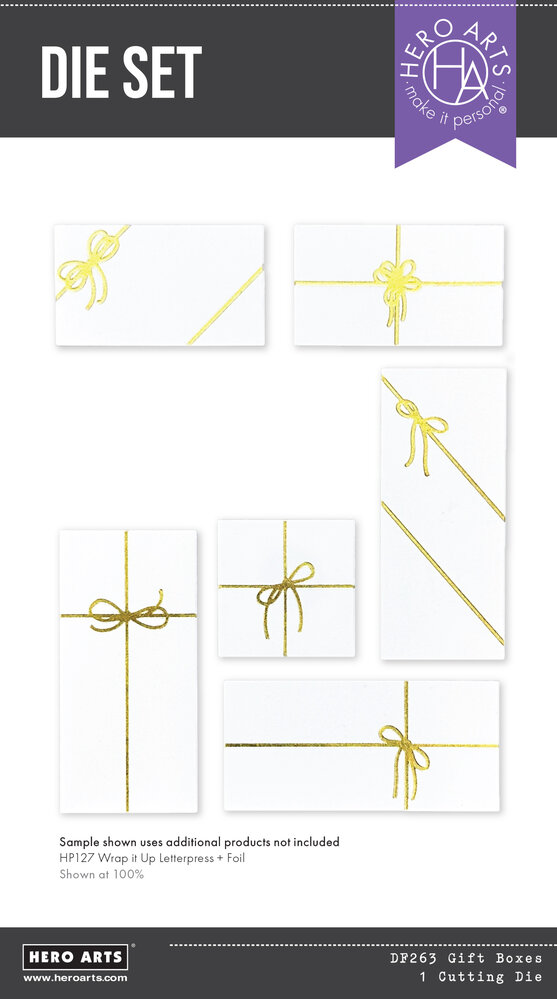 Hero Arts Best Gift Ever Die Set Gift Boxes (DF263) Hero Arts Best Gift Ever Die Set Gift Boxes (DF263)