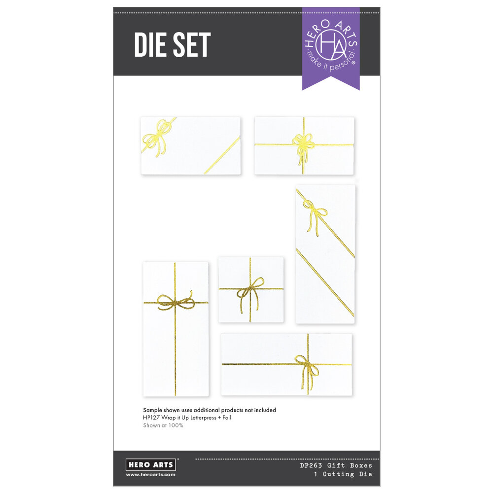 Hero Arts Best Gift Ever Die Set Gift Boxes (DF263) Hero Arts Best Gift Ever Die Set Gift Boxes (DF263)