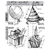 Stampers Anonymous Birthday Blueprint Tim Holtz Cling Stamps (CMS153) Stampers Anonymous Birthday Blueprint Tim Holtz Cling Stamps (CMS153)
