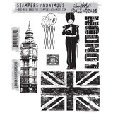 Stampers Anonymous London Sights Tim Holtz Cling Stamps (CMS158)