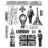 Stampers Anonymous Paris To London Tim Holtz Cling Stamps (CMS160) Stampers Anonymous Paris To London Tim Holtz Cling Stamps (CMS160)
