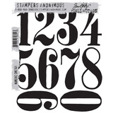 Stampers Anonymous Numeric Tim Holtz Cling Stamps (CMS161)