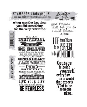 Stampers Anonymous Way With Words Tim Holtz Cling Stamps (CMS165) Stampers Anonymous Way With Words Tim Holtz Cling Stamps (CMS165)
