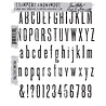 Stampers Anonymous Tall Text Tim Holtz Cling Stamps (CMS166) Stampers Anonymous Tall Text Tim Holtz Cling Stamps (CMS166)