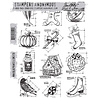 Stampers Anonymous Mini Blueprints 5 Tim Holtz Cling Stamps (CMS170) Stampers Anonymous Mini Blueprints 5 Tim Holtz Cling Stamps (CMS170)
