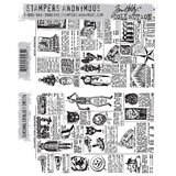Stampers Anonymous Seasonal Catalog 1 Tim Holtz Cling Stamps (CMS174)