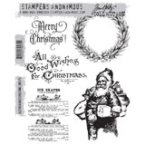 Stampers Anonymous Old Fashioned Christmas Tim Holtz Cling Stamps (CMS175)