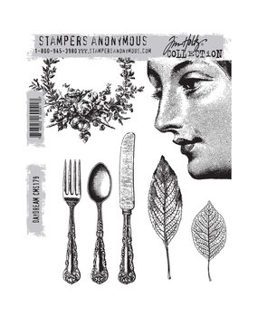 Stampers Anonymous Daydream Tim Holtz Cling Stamps (CMS179) Stampers Anonymous Daydream Tim Holtz Cling Stamps (CMS179)