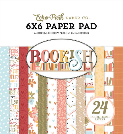 Echo Park Bookish 6x6 Inch Paper Pad (BSH475023) Echo Park Bookish 6x6 Inch Paper Pad (BSH475023)