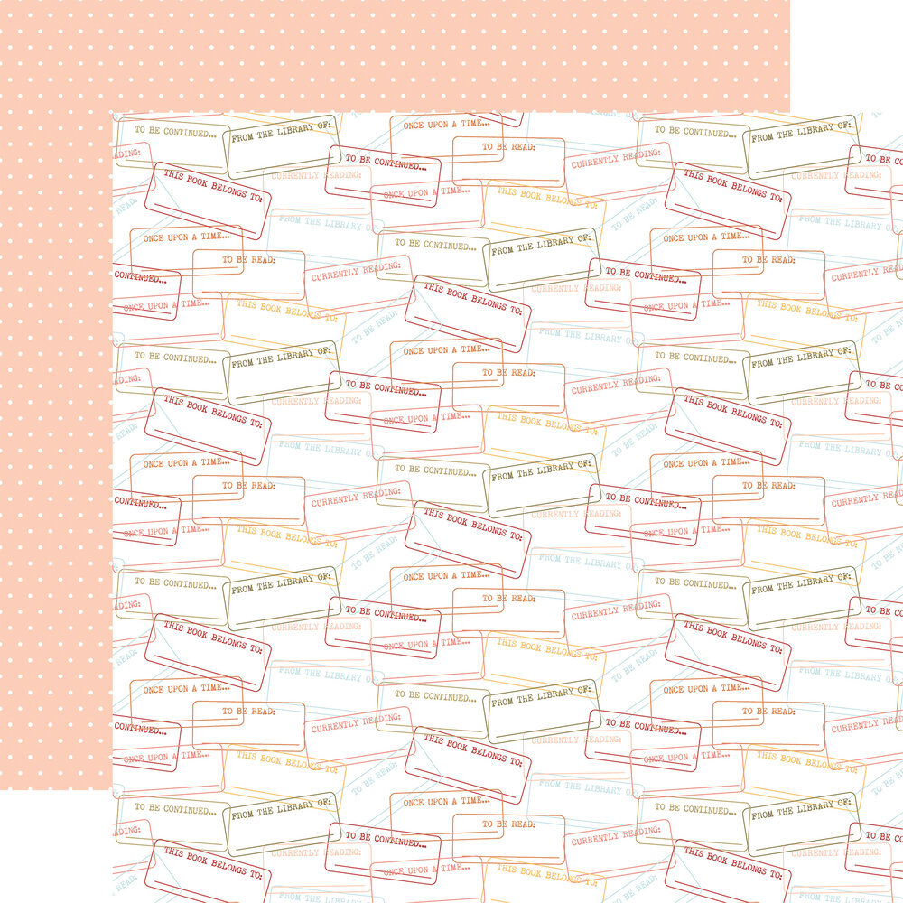 Echo Park Bookish 6x6 Inch Cardmakers Mega Pad (BSH475031) Echo Park Bookish 6x6 Inch Cardmakers Mega Pad (BSH475031)