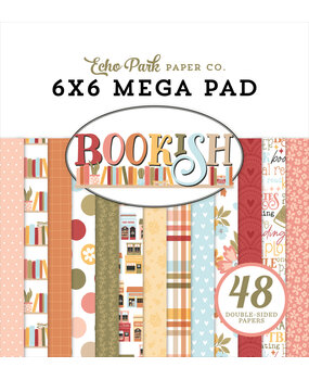 Echo Park Bookish 6x6 Inch Cardmakers Mega Pad (BSH475031) Echo Park Bookish 6x6 Inch Cardmakers Mega Pad (BSH475031)