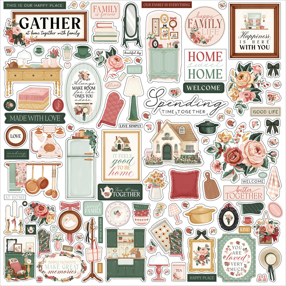 Carta Bella Feels Like Home Element Sticker (CBFLH476014)