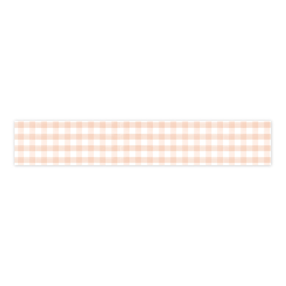 Carta Bella Feels Like Home Washi Tape Pink Painted Gingham (CBFLH476026)