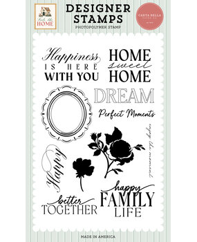Carta Bella Feels Like Home Stams Here With You Stamp (CBFLH476040)