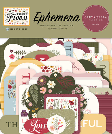 Carta Bella Pressed Floral Ephemera (CBPF473024) Carta Bella Pressed Floral Ephemera (CBPF473024)