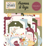 Carta Bella Pressed Floral Frames & Tags (CBPF473025)