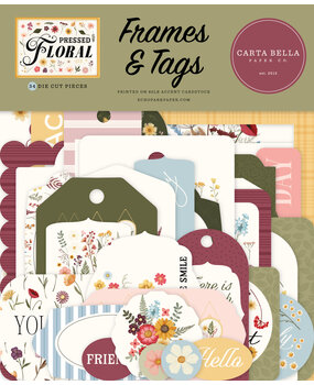 Carta Bella Pressed Floral Frames & Tags (CBPF473025)