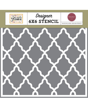 Carta Bella Pressed Floral Stencil Wavy Diamonds (CBPF473034) Carta Bella Pressed Floral Stencil Wavy Diamonds (CBPF473034)