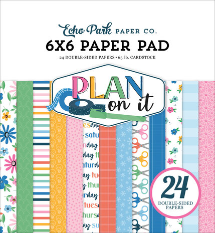 Echo Park Plan On It 6x6 Inch Paper Pad (POI474023) Echo Park Plan On It 6x6 Inch Paper Pad (POI474023)