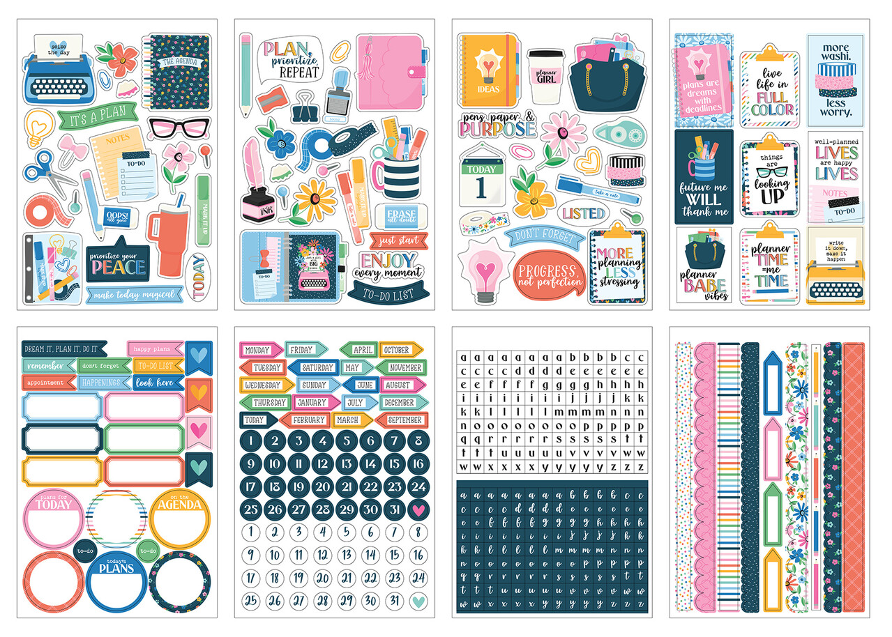 Echo Park Plan On It Sticker Book (POI474029)