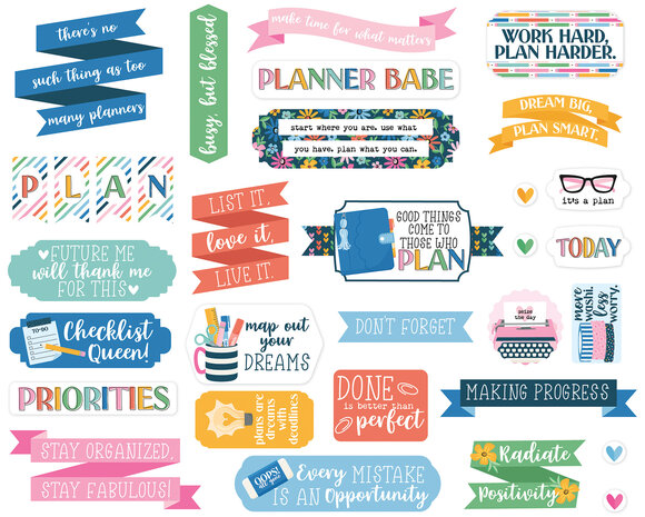 Echo Park Plan On It Titles & Phrases (POI474032) Echo Park Plan On It Titles & Phrases (POI474032)