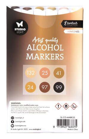 Studio Light Alcohol Markers Skintones (SL-CO-MARK35) Studio Light Alcohol Markers Skintones (SL-CO-MARK35)