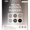 Studio Light Alcohol Markers Greytones (SL-CO-MARK37) Studio Light Alcohol Markers Greytones (SL-CO-MARK37)