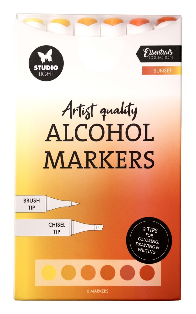 Studio Light Alcohol Markers Sunset (SL-CO-MARK38) Studio Light Alcohol Markers Sunset (SL-CO-MARK38)