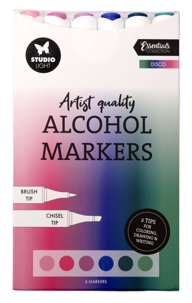 Studio Light Alcohol Markers Disco (SL-CO-MARK40) Studio Light Alcohol Markers Disco (SL-CO-MARK40)
