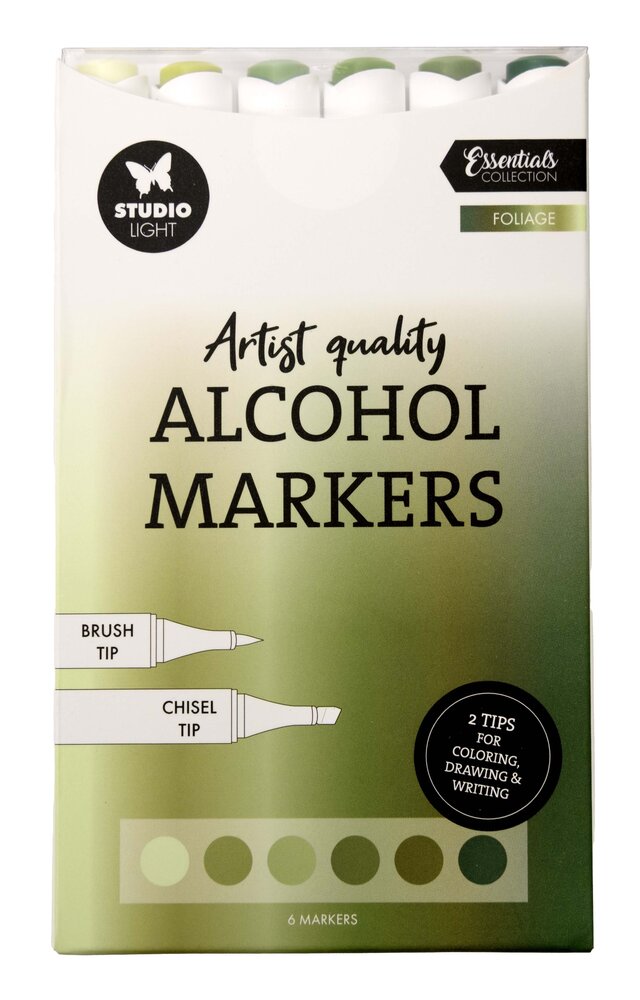Studio Light Alcohol Markers Foliage (SL-CO-MARK43) Studio Light Alcohol Markers Foliage (SL-CO-MARK43)