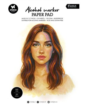 Studio Light Alcohol Marker Paper Pad A4 120gsm (SL-CO-PP403) Studio Light Alcohol Marker Paper Pad A4 120gsm (SL-CO-PP403)