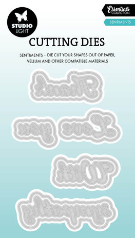 Studio Light Sentiments Essentials Cutting Die (SL-ES-CD1072) Studio Light Sentiments Essentials Cutting Die (SL-ES-CD1072)