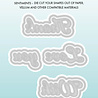 Studio Light Sentiments Essentials Cutting Die (SL-ES-CD1072) Studio Light Sentiments Essentials Cutting Die (SL-ES-CD1072)