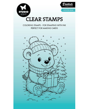 Studio Light Winter Bear Essentials Clear Stamp (SL-ES-STAMP894) Studio Light Winter Bear Essentials Clear Stamp (SL-ES-STAMP894)