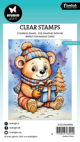 Studio Light Winter Bear Essentials Clear Stamp (SL-ES-STAMP894) Studio Light Winter Bear Essentials Clear Stamp (SL-ES-STAMP894)