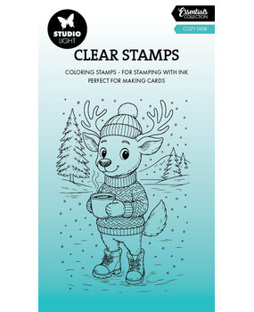 Studio Light Cozy Deer Essentials Clear Stamp (SL-ES-STAMP895) Studio Light Cozy Deer Essentials Clear Stamp (SL-ES-STAMP895)