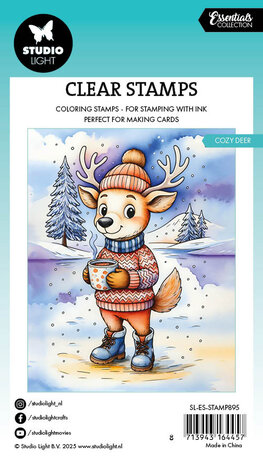 Studio Light Cozy Deer Essentials Clear Stamp (SL-ES-STAMP895) Studio Light Cozy Deer Essentials Clear Stamp (SL-ES-STAMP895)