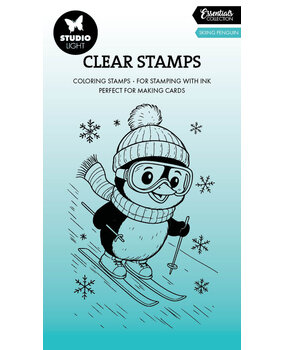 Studio Light Skiing Penguin Essentials Clear Stamp (SL-ES-STAMP897) Studio Light Skiing Penguin Essentials Clear Stamp (SL-ES-STAMP897)