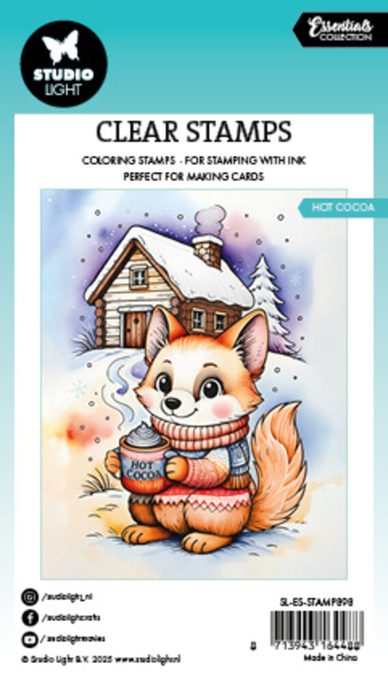 Studio Light Hot Cocoa Essentials Clear Stamp (SL-ES-STAMP898) Studio Light Hot Cocoa Essentials Clear Stamp (SL-ES-STAMP898)
