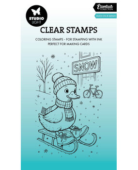 Studio Light Duck on a Sleigh Essentials Clear Stamp (SL-ES-STAMP899) Studio Light Duck on a Sleigh Essentials Clear Stamp (SL-ES-STAMP899)