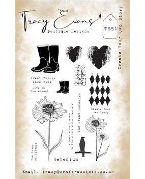 Tracy Evans Create Your Own Story A5 Stamp (TE051) Tracy Evans Create Your Own Story A5 Stamp (TE051)