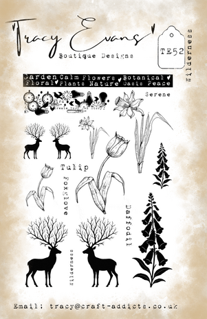 Tracy Evans Wilderness A5 Stamp (TE052) Tracy Evans Wilderness A5 Stamp (TE052)