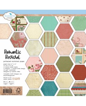Elizabeth Craft Designs Romantic Revival 12x12 Inch Patterned Cardstock Paper (C036) Elizabeth Craft Designs Romantic Revival 12x12 Inch Patterned Cardstock Paper (C036)