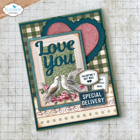 Elizabeth Craft Designs Romantic Revival Die Everyday Big Words (2305) Elizabeth Craft Designs Romantic Revival Die Everyday Big Words (2305)