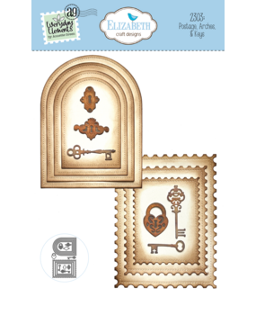 Elizabeth Craft Designs Romantic Revival Die Postage, Arches & Keys (2303) Elizabeth Craft Designs Romantic Revival Die Postage, Arches & Keys (2303)