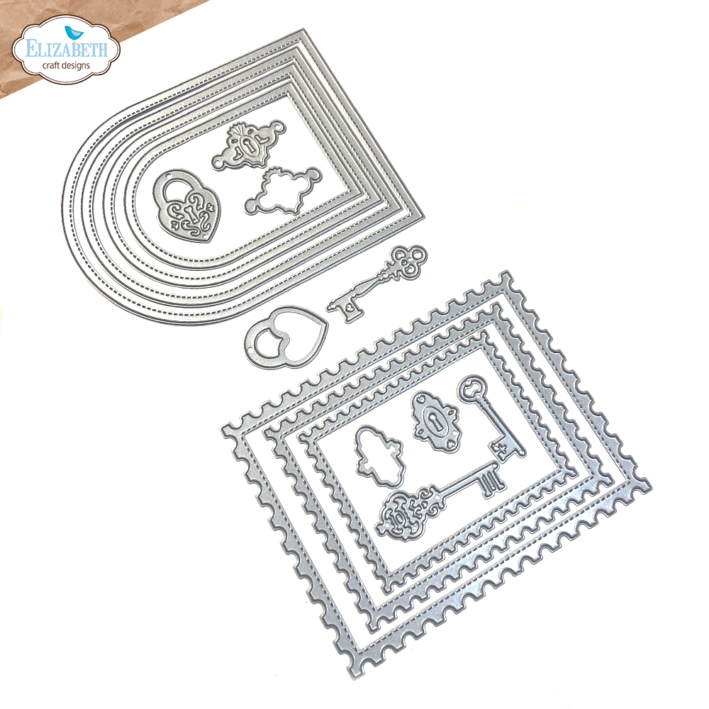 Elizabeth Craft Designs Romantic Revival Die Postage, Arches & Keys (2303) Elizabeth Craft Designs Romantic Revival Die Postage, Arches & Keys (2303)