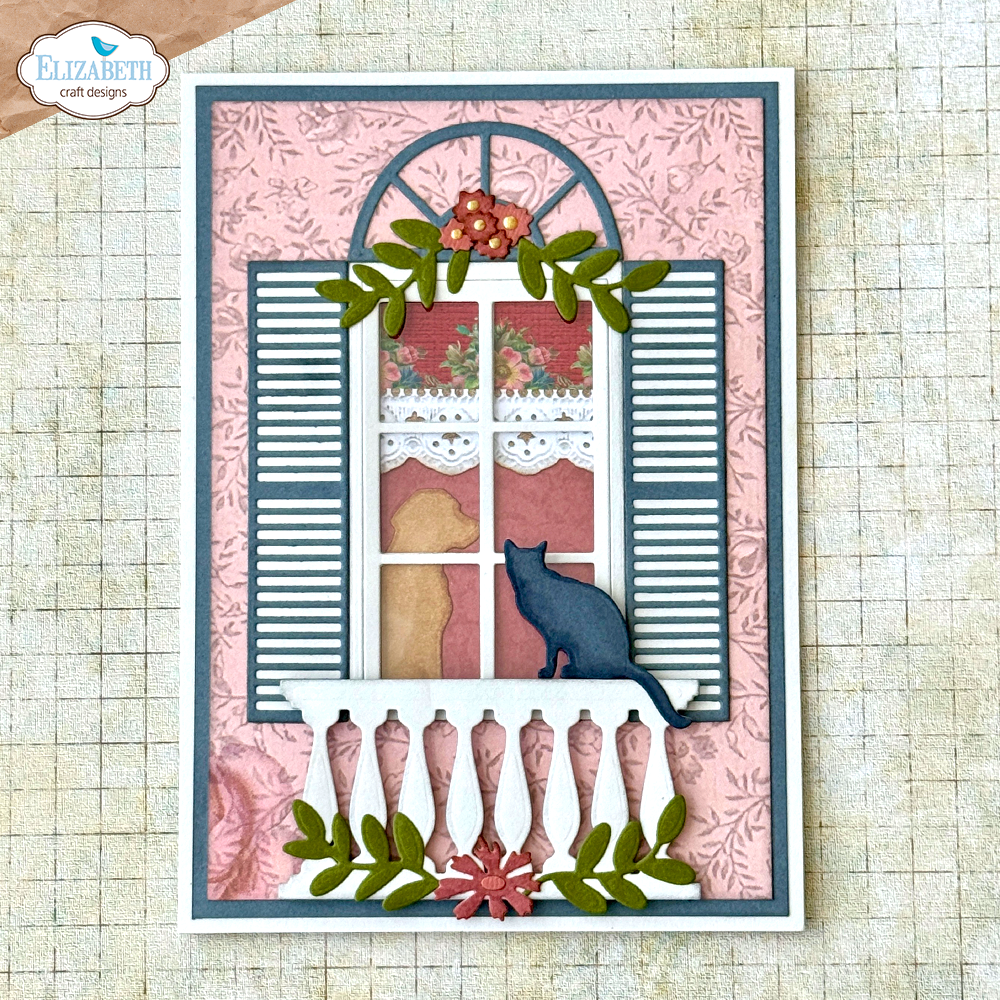 Elizabeth Craft Designs Romantic Revival Die Through the Window (2302) Elizabeth Craft Designs Romantic Revival Die Through the Window (2302)